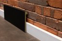 Ver imagem 1 de Rodapé de Sobrepor Preto Liso 12cm 7,36m MDF
