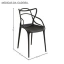 Ver imagem 6 de Sala de Jantar Mesa 120x90 4 Cadeiras Allegra Estilo Moderno