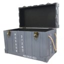 Ver imagem 1 de BAÚ CONTAINER CORDA CINZA PQ 42x22x28 cm