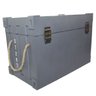 BAÚ CONTAINER CORDA CINZA PQ 42x22x28 cm - 3
