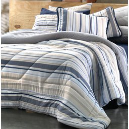 Edredom Casal Malha Fio Penteado Horizons Altenburg - 2