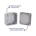 Ver imagem 3 de Caixa Passagem Sobrepor PVC B111 102x102x55 Cinza
