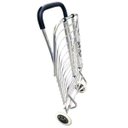 Ver imagem 6 de Carrinho Dobravel Aluminio Feira Compras Portátil Transporte