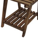 Ver imagem 2 de Banco Summer 50cm Madeira Imbuia Maciça - Stain Imbuia