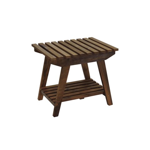 Banco Summer 50cm Madeira Imbuia Maciça - Stain Imbuia