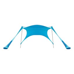 Tenda Gazebo Cobertura Sombra Para Praia Camping ou Áreas Externas Grande Tecido Azul Saro - 2