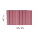 Ver imagem 2 de Painel Estofada Líbia 100CM Solteiro Suede Rosa - D A DECOR