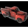 CAMINHONETE 36CM MINIATURA METAL VINTAGE RETRO DECORATIVA - Vermelho - 1