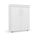 Ver imagem 1 de Armário Multiuso 02 Portas 03 Prateleiras 97cm Advantage Branco Batrol