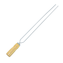 Ver imagem 2 de Kit 5 Espeto Duplo Slim Fino para Churrasqueira Churrasco