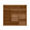 Ver imagem 3 de Guarda Roupa Casal Villa Savana 6 Portas 2 Gavetas MDF Amêndola Off White Demóbile