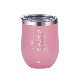 Copo Térmico Aduze Cuia Classic pra Vida Toda 300ml - Rosa - 1