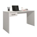 Ver imagem 1 de Mesa para Computador Escritório Home Office com Gaveta:branco