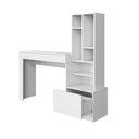 Ver imagem 2 de Escrivaninha Office com Estante Biblioteca Lion Branco Fosco - Mabe Magazine