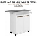 Ver imagem 7 de Tábua de Passar com Armário 2 Portas e Cabideiro Externo Floripa Espresso Móveis