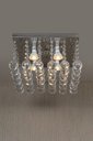 Ver imagem 4 de Lustre de Cristal Acrilico 30x30cm Sala Quarto Vai Montado