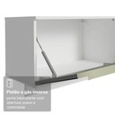 Ver mais imagens de Rack Suspenso para Tv até 80 Polegadas 218 Cm 2 Portas Branco/preto Lux Madesa