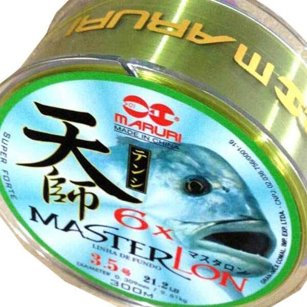 Linha Monofilamento MasterLon Maruri - 300m - 0,30mm 9kg - 1