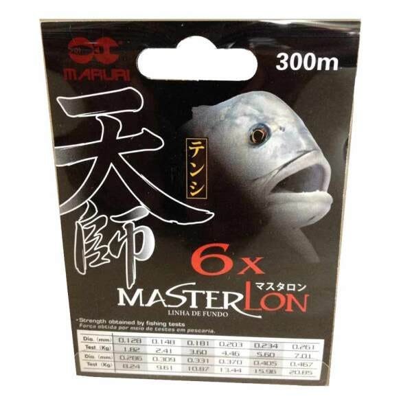 Linha Monofilamento MasterLon Maruri - 300m - 0,30mm 9kg - 5