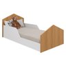 Quarto de Bebê Mini Cama Estantes e Escrivaninha 100% MDF Permóbili Baby Branco/Nature - 2