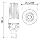Ver imagem 6 de Mangueira Jardim 20m + Esguicho C/ Jato Regulável + Engate Rápido 1/2" + Bico Torneira Engate Rápido
