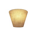 Ver imagem 2 de Arandela Retro Cone Vivare Md-2001 Cúpula em Tecido 25/26x13cm - Bivolt - Rustico Bege - Bivolt