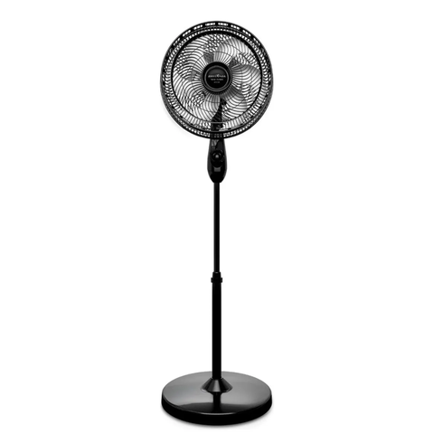 Ventilador de Coluna com Pé 40 cm Turbo 6 Pás 127V Silencioso 160W Grade Removível 3 Velocidades