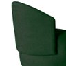 Kit 2 Poltronas Decorativa Beatriz Orgânica Suede Verde - 4