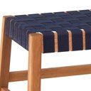 Ver imagem 5 de Puff Baixo Fita Garden Natural/Azul