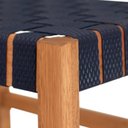 Ver mais imagens de Puff Baixo Fita Garden Natural/Azul