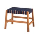 Ver imagem 3 de Puff Baixo Fita Garden Natural/Azul