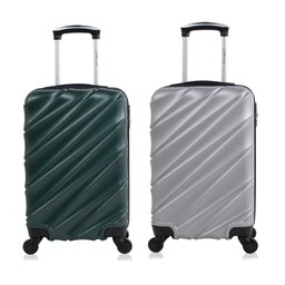 Kit Mala de Bordo Pequena Havana Militar e Prata Swiss Move - 3