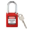Cadeado De Segurança Vermelho 38mm Brady 99552PM 99552PM - 1