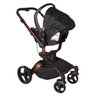 Carrinho Vulkan Com Bebê Conforto Cocoon E Base Preto Dzieco - 7