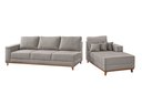 Ver imagem 3 de Sofá Cronos 03 Metros Chaise Lado Direito Meu Sofá Online