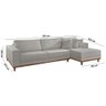 Sofá Cronos 03 Metros Chaise Lado Direito Meu Sofá Online - 3