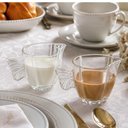 Ver imagem 5 de Jogo 6 Leiteiras Vidro 230ml Butterfly Wolff Servir Caldos Cremes Pequena Cafeteria Hotel Mesa Posta