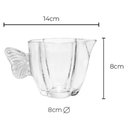 Ver imagem 3 de Jogo 6 Leiteiras Vidro 230ml Butterfly Wolff Servir Caldos Cremes Pequena Cafeteria Hotel Mesa Posta