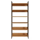 Ver imagem 4 de Estante Industrial Alta 93cm x 32cm x 180cm para Livros ou Decoração com 6 Prateleiras 100% MDF