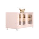Ver imagem 2 de Berço Mini Cama Dois em Um Doce Sonho Mdf Qmovi: Rosa