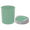 Lixeira 5 Litros Basculante Prata Cromada Wp Connect - Verde claro - 6