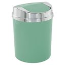 Ver imagem 1 de Lixeira 5 Litros Basculante Prata Cromada Wp Connect - Verde claro