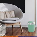 Ver imagem 5 de Lixeira 5 Litros Basculante Prata Cromada Wp Connect - Verde claro