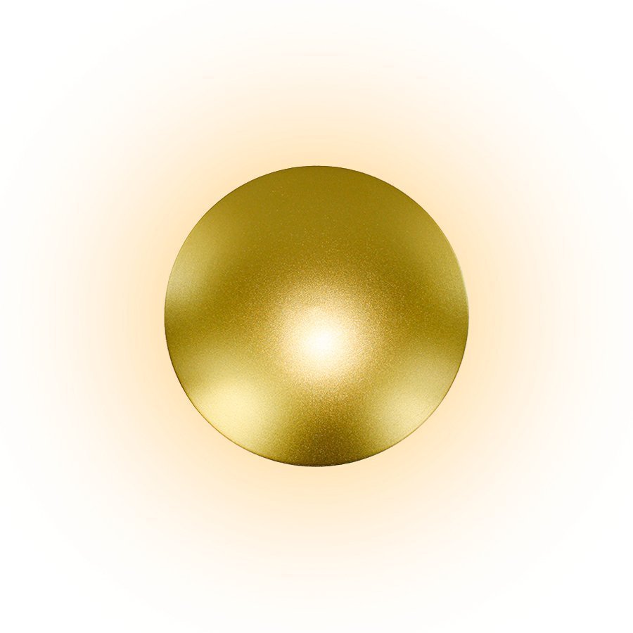 Arandela Eclipse Luz Indireta Dourado Metálico AR2112