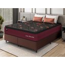 Ver imagem 1 de Conjunto Cama Box c/ Molas Ensacadas Toronto Vermelho Queen 158x198x66