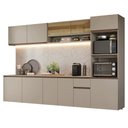 Ver imagem 2 de Armário de Cozinha Completa 300 Cm Suspenso Nice Madesa 03 Crema