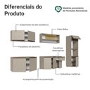 Ver imagem 4 de Armário de Cozinha Completa 300 Cm Suspenso Nice Madesa 03 Crema
