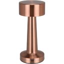 Ver imagem 1 de Luminária de Mesa de Metal Cobre 22x9x9cm Abajur Decoração Iluminação Cabeceira