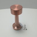 Ver imagem 3 de Luminária de Mesa de Metal Cobre 22x9x9cm Abajur Decoração Iluminação Cabeceira