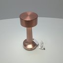 Ver imagem 6 de Luminária de Mesa de Metal Cobre 22x9x9cm Abajur Decoração Iluminação Cabeceira